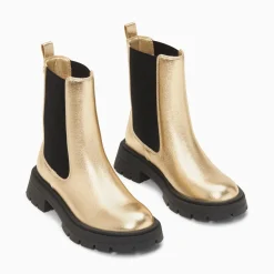 Bottines Chelsea Phoebe Or A Semelle Oversize