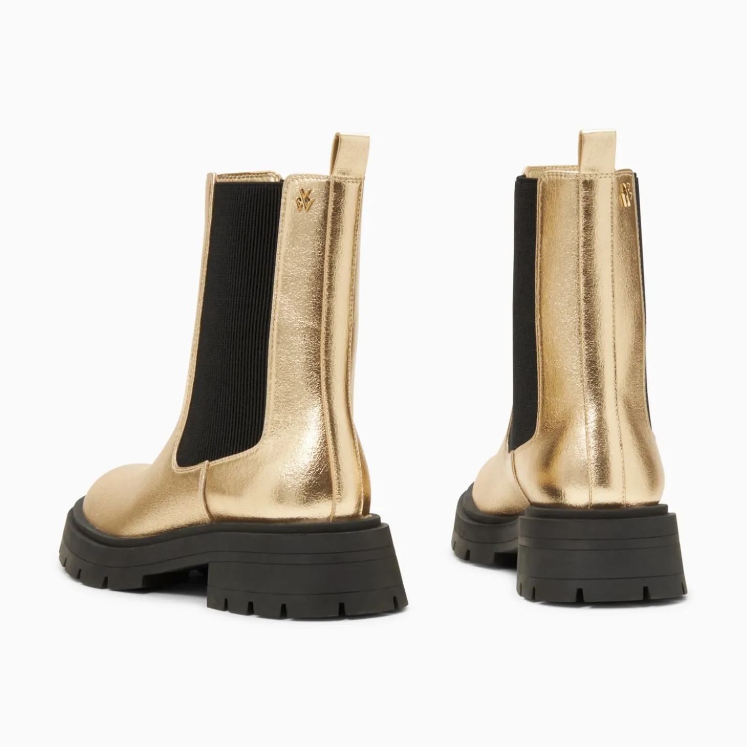 Bottines Chelsea Phoebe Or A Semelle Oversize