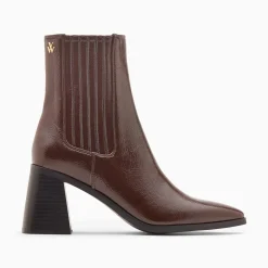 Bottines Montantes Taylor Marron A Talon Trapeze