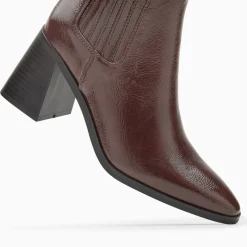 Bottines Montantes Taylor Marron A Talon Trapeze