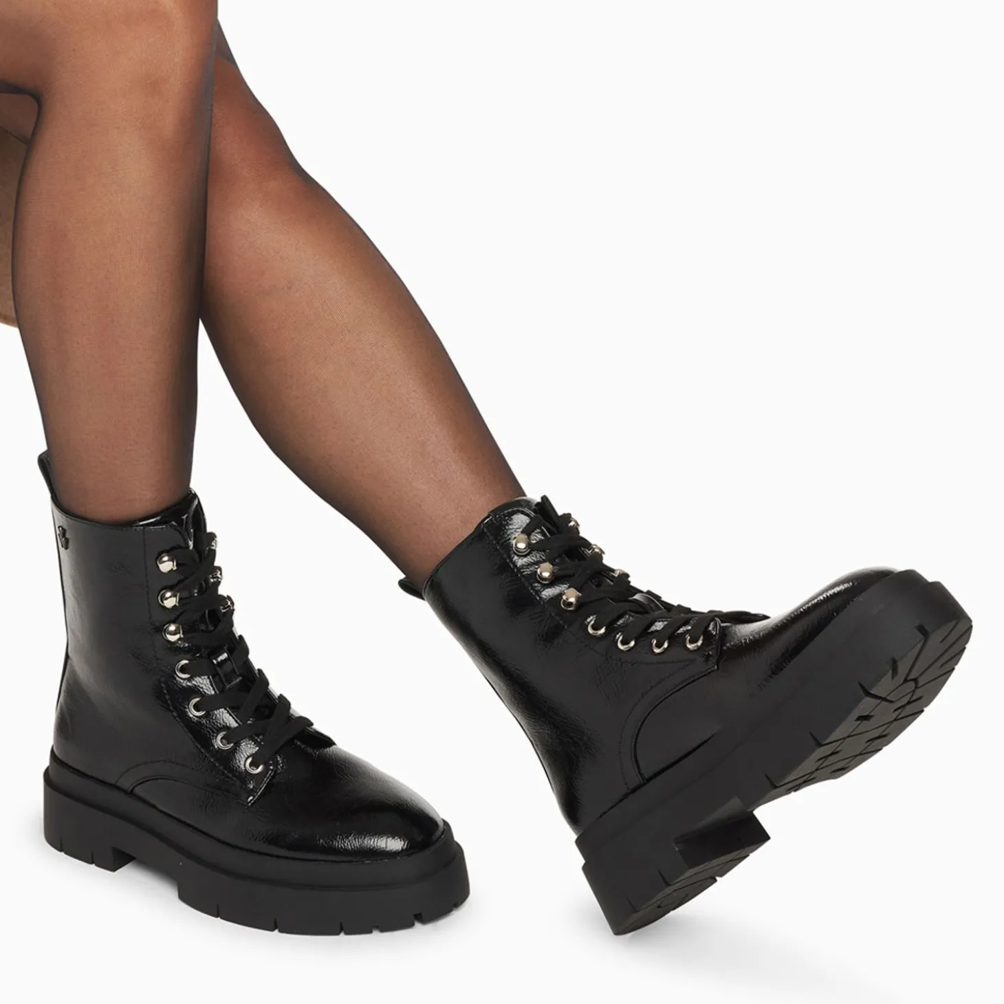 Bottines Rangers Madison Noires A Plateforme Crantee