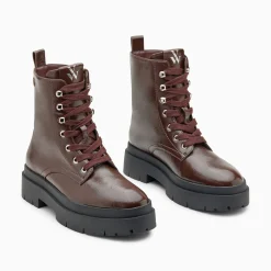 Bottines Rangers Madison Marron A Plateforme Crantee