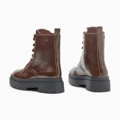Bottines Rangers Madison Marron A Plateforme Crantee