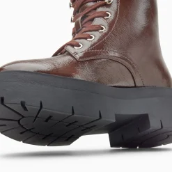 Bottines Rangers Madison Marron A Plateforme Crantee