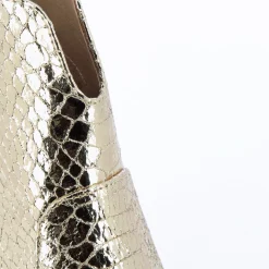 Bottines Santiags Caroline Or Effet Serpent