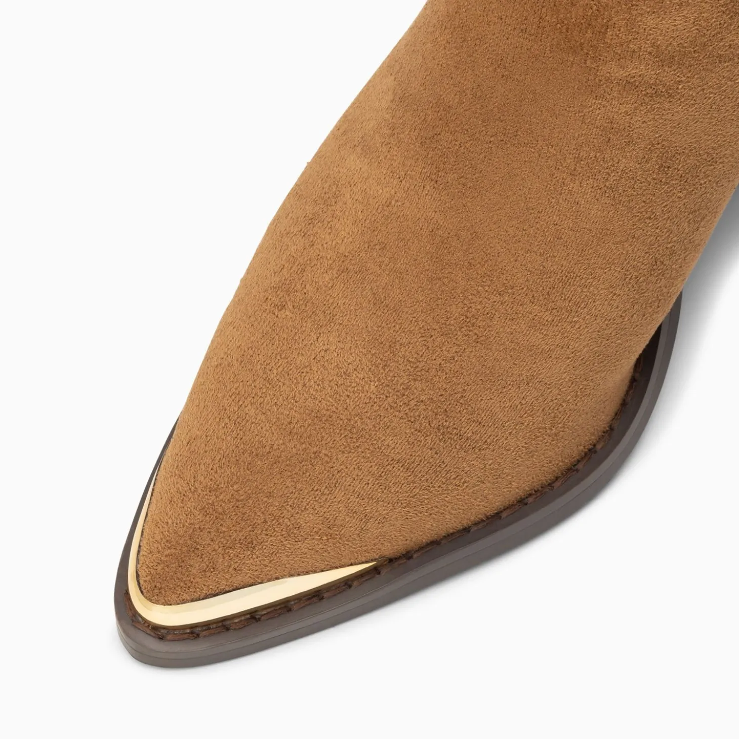 Bottines Santiags Jenn Camel A Talon