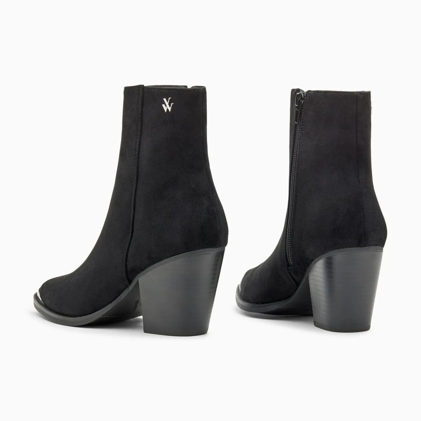 Bottines Santiags Jenn Noires A Talon