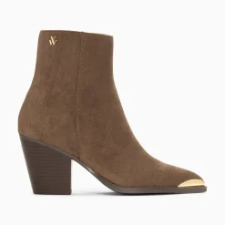 Bottines Santiags Jenn Taupe A Talon