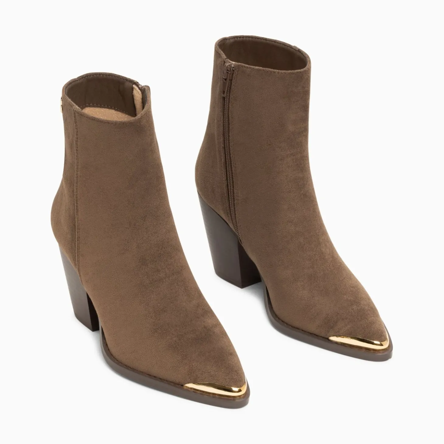 Bottines Santiags Jenn Taupe A Talon