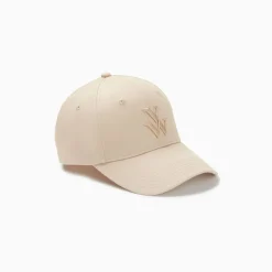Casquette Clem Beige A Monogramme Brode