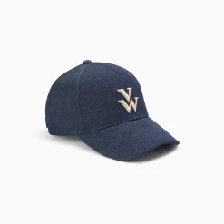 Casquette Clem Denim A Monogramme Brode