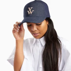 Casquette Clem Denim A Monogramme Brode