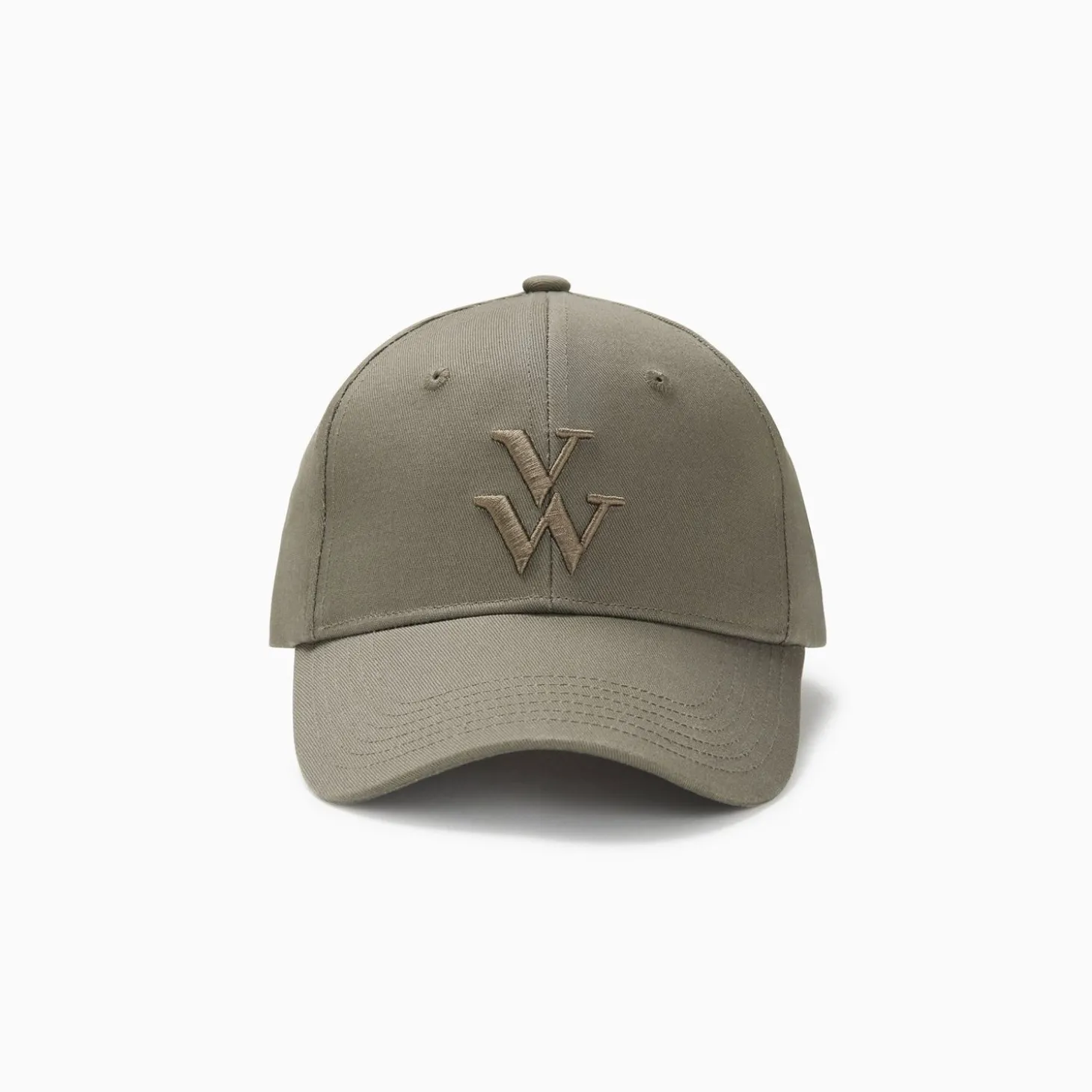 Casquette Clem Kaki A Monogramme Brode