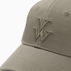 Casquette Clem Kaki A Monogramme Brode