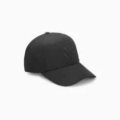 Casquette Clem Noire A Monogramme Brode