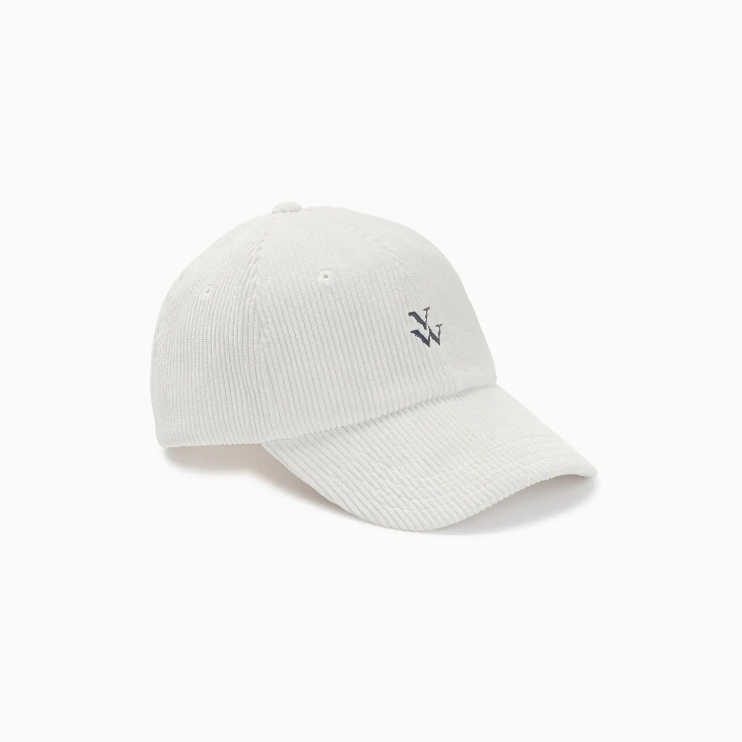 Casquette Jess Ivoire En Velours Cotele