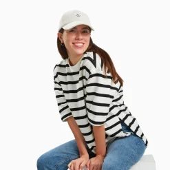 Casquette Jess Ivoire En Velours Cotele