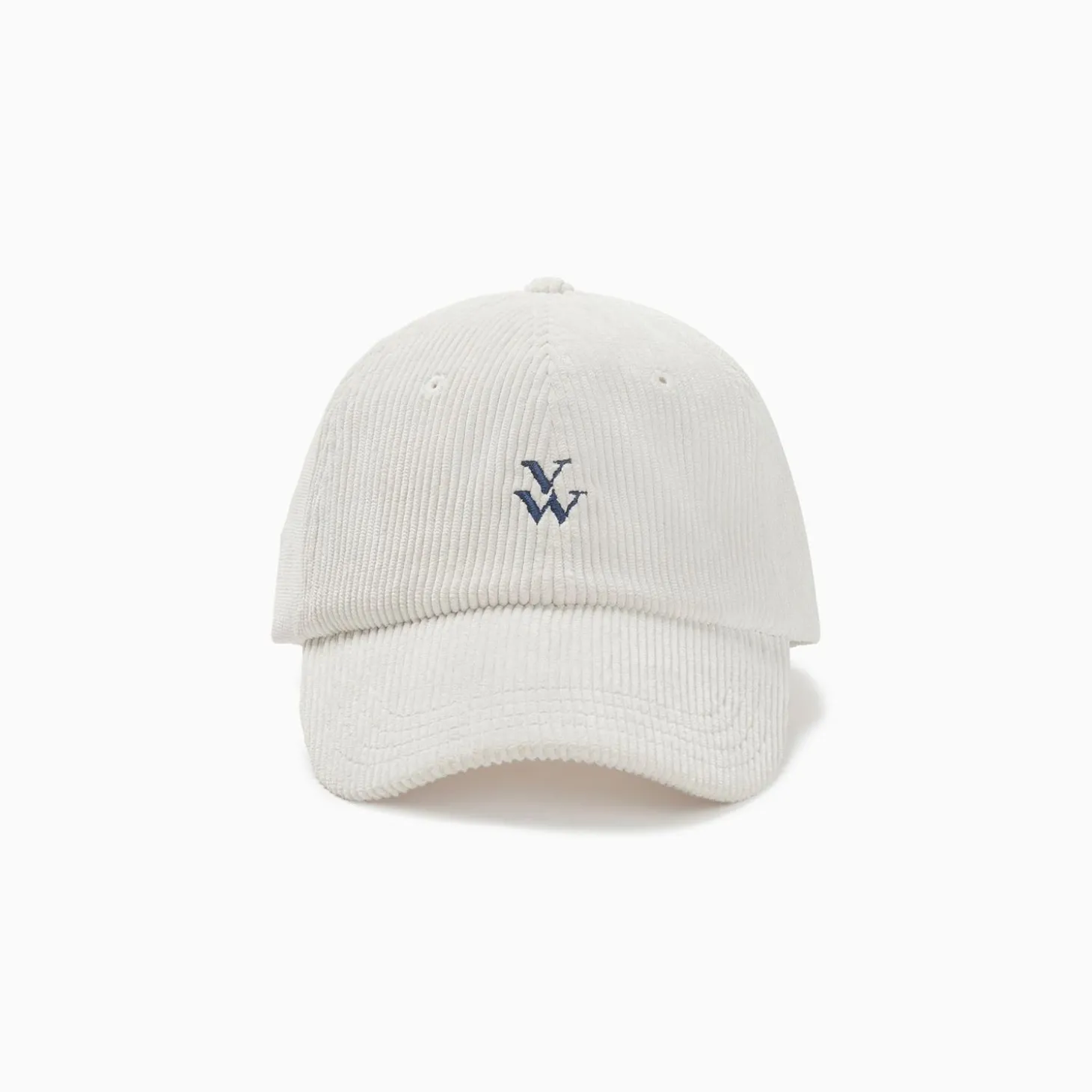 Casquette Jess Ivoire En Velours Cotele