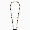 Chaine De Telephone Livia En Pierres Multicolores