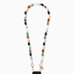 Chaine De Telephone Livia En Pierres Multicolores