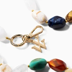Chaine De Telephone Livia En Pierres Multicolores