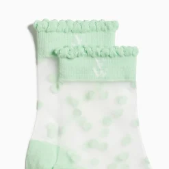 Chaussettes A Pois Vertes Prescription Lab X Vanessa Wu