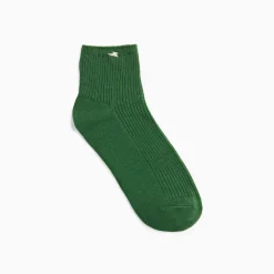 Chaussettes Courtes Amy Vertes Cotelees