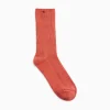 Chaussettes Ella Brique Cotelees