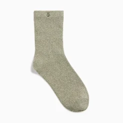 Chaussettes Quinn Kaki Et Or Paillete
