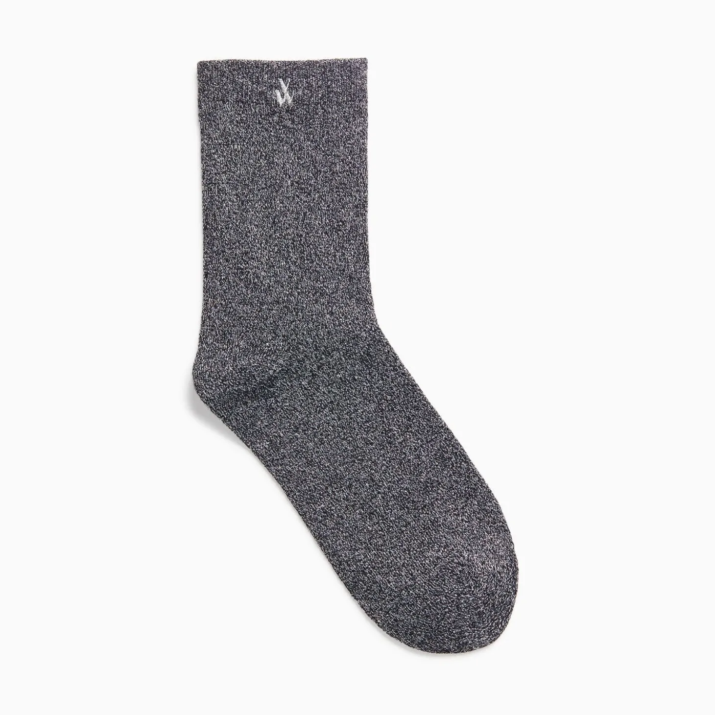 Chaussettes Quinn Noir Et Argent Paillete
