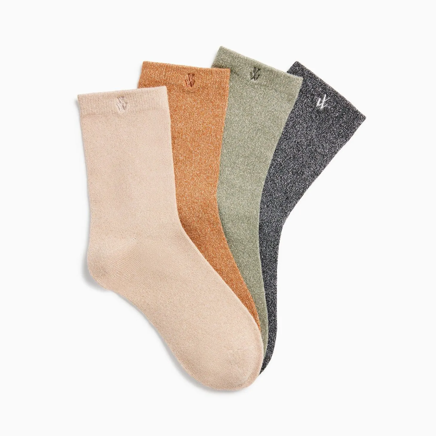 Chaussettes Quinn Noir Et Argent Paillete