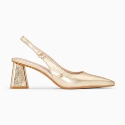 Escarpins Slingback Lara Or A Bout Pointu