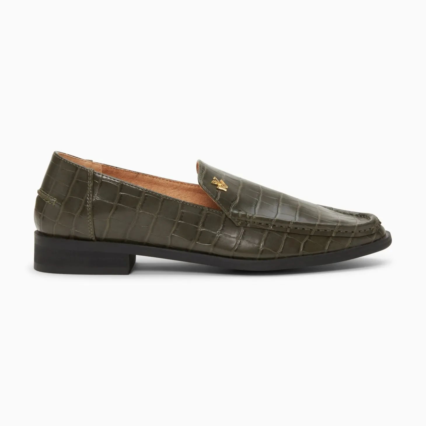 Mocassins Marianne Kaki Croco