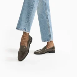 Mocassins Marianne Kaki Croco