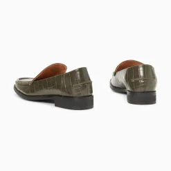 Mocassins Marianne Kaki Croco