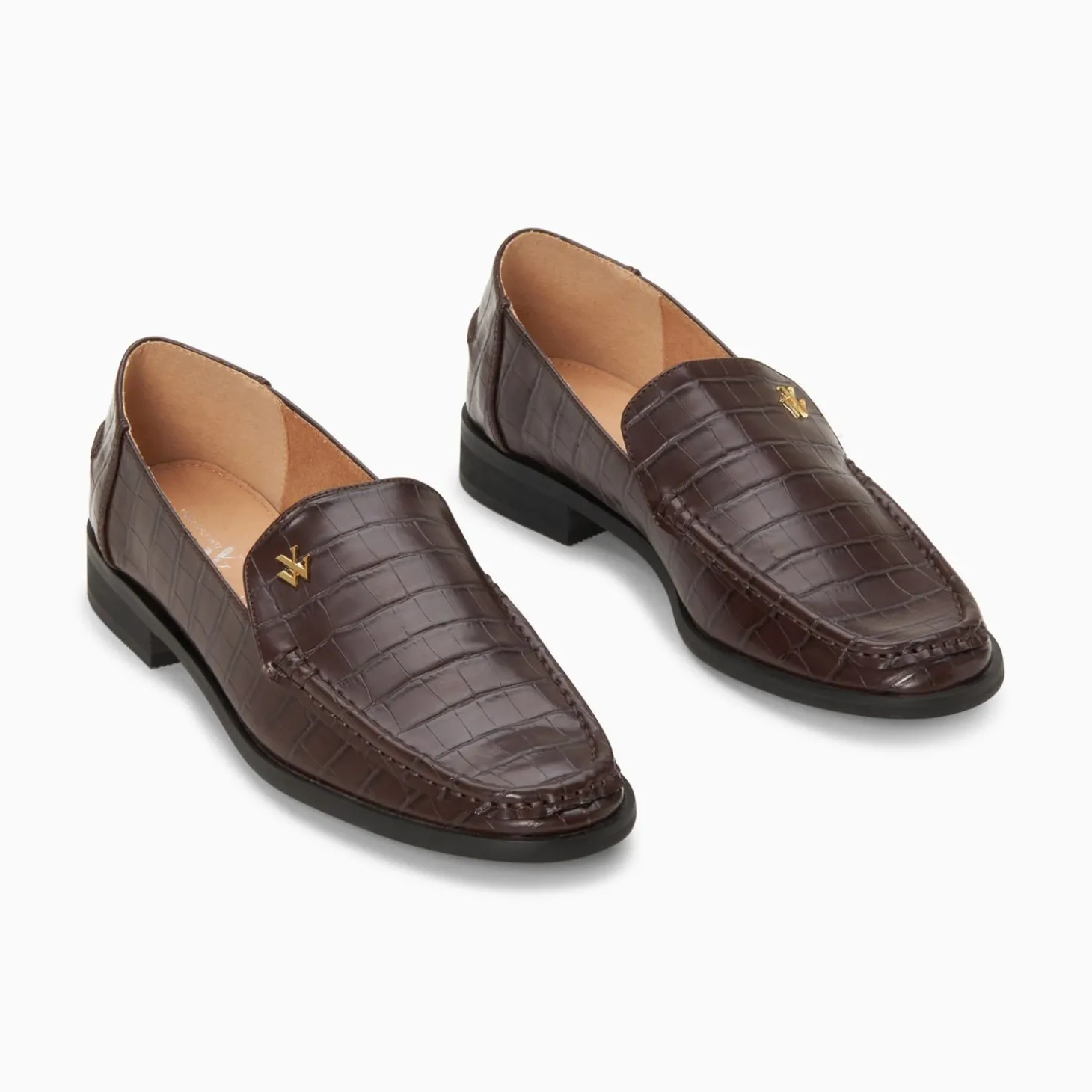 Mocassins Marianne Marron Croco