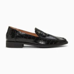 Mocassins Marianne Noir Croco