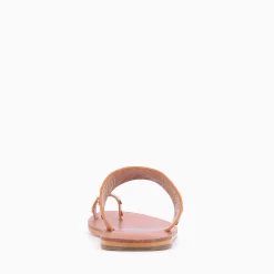 Mules Cloutees Laeticia Camel A Passe-Pouce