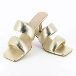 Mules Elia Or A Brides Rembourrees