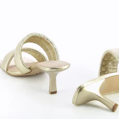 Mules Elia Or A Brides Rembourrees