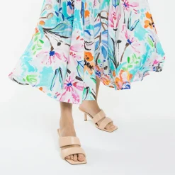 Mules Elia Rose Pale A Brides Rembourrees
