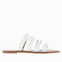 Mules Mila A Brides Tressees Blanches