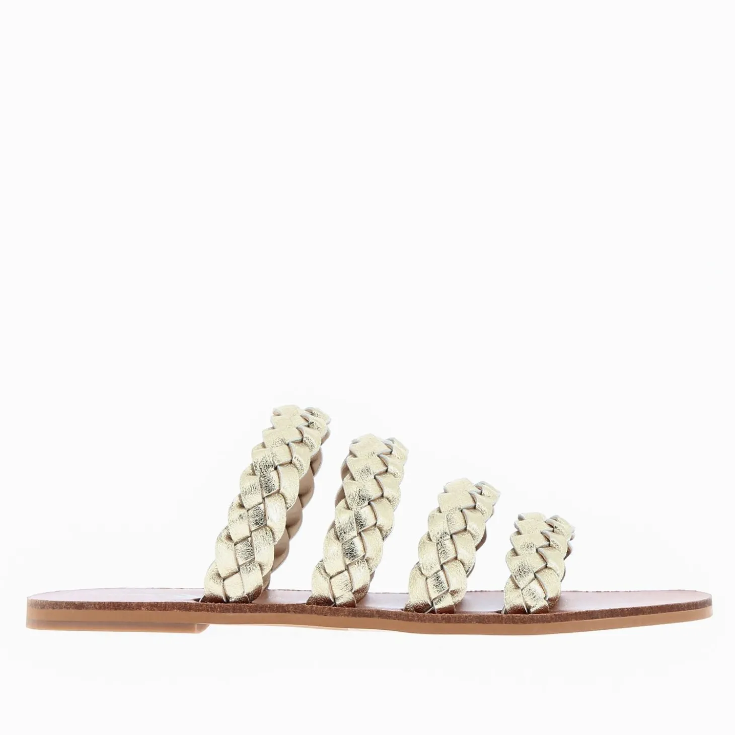Mules Mila A Brides Tressees Or