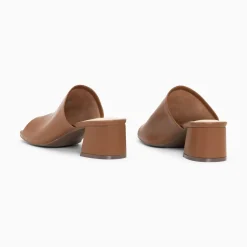 Mules Peep-Toe Helene Camel A Talon