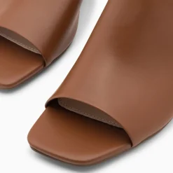 Mules Peep-Toe Helene Camel A Talon