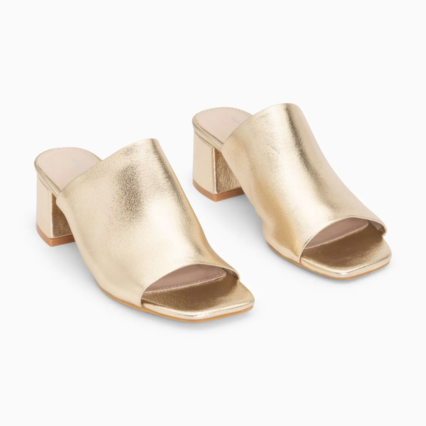 Mules Peep-Toe Helene Or A Talon