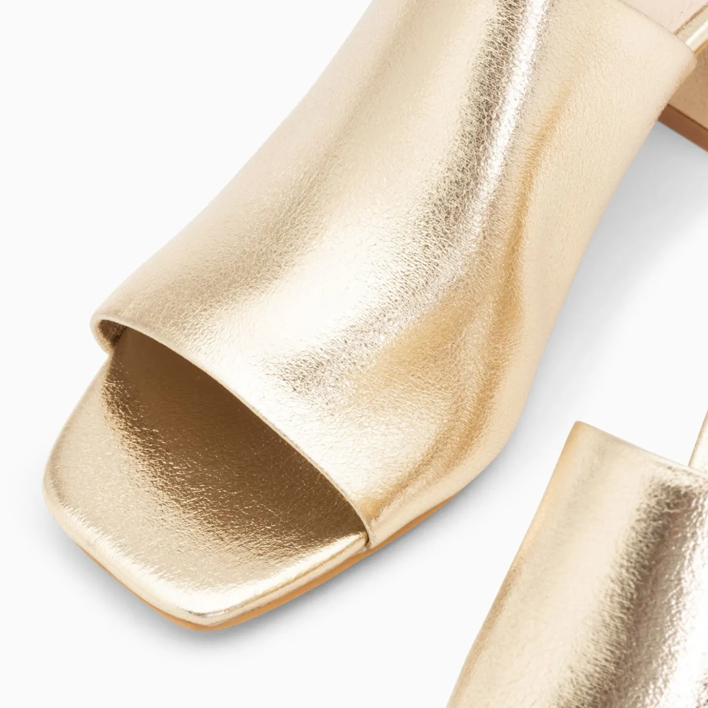 Mules Peep-Toe Helene Or A Talon