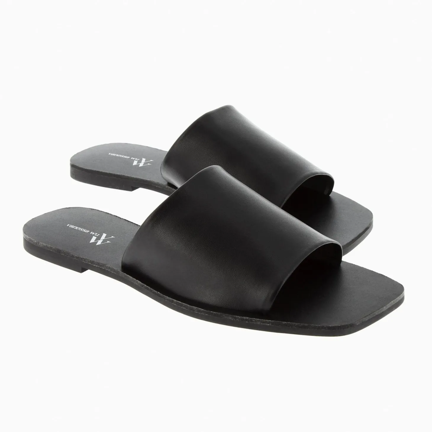 Mules Plates Sandra A Large Bride Noire