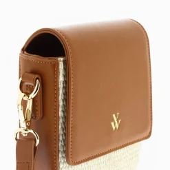 Petit Sac Armelle Camel Et Beige A Bandouliere