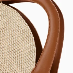 Petit Sac Panier Juliane Beige Et Camel